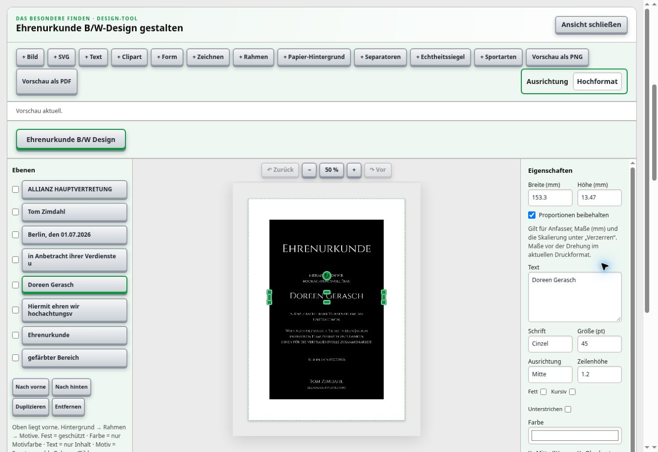 design tool neu